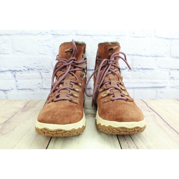 LL Bean Day Venture Insulated Boots Lace Up Brown Size 9.5 M - Picture 3 of 9